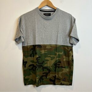 10 Deep Men’s Camo Short Sleeve Grey Tee Shirt Streetwear Casual